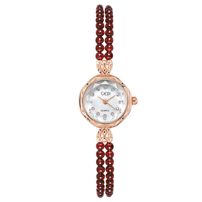 Women's Niche Creative And Slightly Luxury Pearls Strap Watch