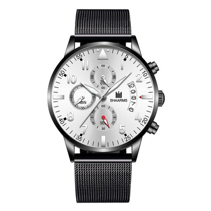 Concept Men's Mesh Strap Calendar Quartz Watch