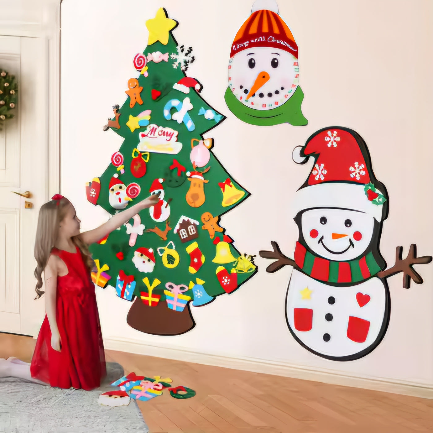 🎄🎁DIY Felt Christmas Tree Set